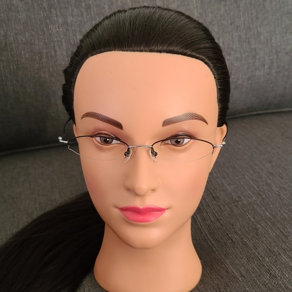 Covergirl Rimless Eyeglasses Glasses Frames - Picture 10 of 10